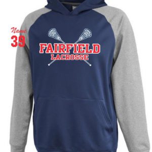 FYL Lightweight Performance Hoody in Grey/Navy
