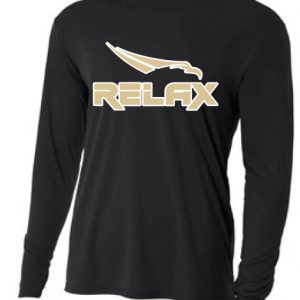 RELAX Dri-Fit Long Sleeved Shooting Shirt in Black