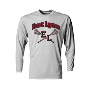 East Lyme Youth Lacrosse Dri-Fit Long Sleeved Shooting Shirt - Grey