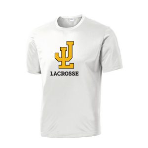 Jonathan Law Lacrosse Dri-Fit Short Sleeved Shooting Shirt in White