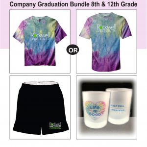 Rockwell COMPANY Dance 8th and 12th Grade Graduation Bundle with Life Is Good™ Glass By Rockin' Dancewear