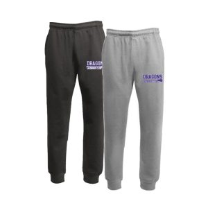 Dragons Lacrosse Women's Fleece Joggers with Pockets in Grey or Black