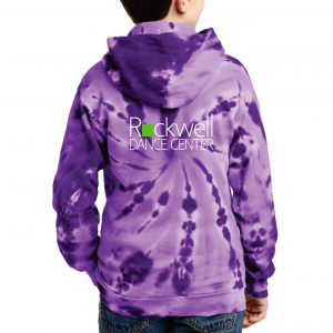 Rockwell Dance Cotton Hoody in Purple Swirl