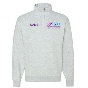 GCTYO 1/4 Zip Fleece Pullover in Grey