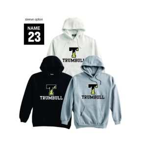 Trumbull Eagles Heavyweight Cotton Hoody In Black, Grey or White