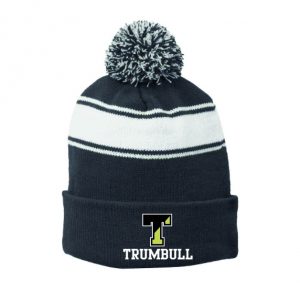 Trumbull Winter Pom-Pom Hat in Black