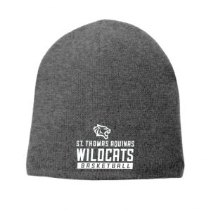 St Thomas Basketball Winter Beanie Hat in Grey