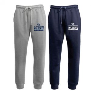 St Thomas Basketball Men's, Women's and Youth Fleece Joggers with Pockets in Grey or Navy