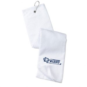 St Thomas Golf Towel in White