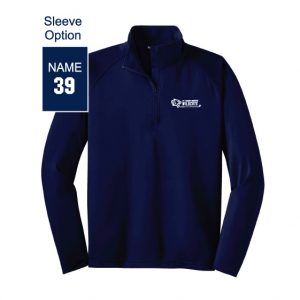 St Thomas Golf Performance 1/4 Zip Pullover in Navy