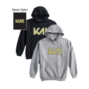 *NEW COLOR* KAI Heavyweight Cotton Hoody in Black or Grey- Adult & Youth