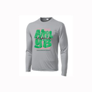*NEW* NMYB 10th Anniversary Limited Edition Long Sleeve Performance Tee in Grey