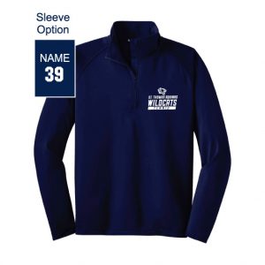 St Thomas Tennis Performance 1/4 Zip Pullover in Navy