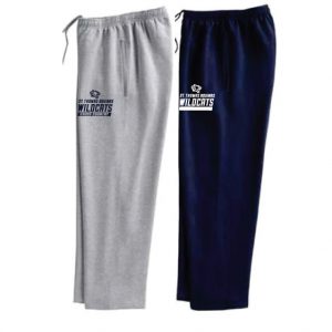 St Thomas Cross Country Adult and Youth Fleece Pants with Pockets in Grey or Navy