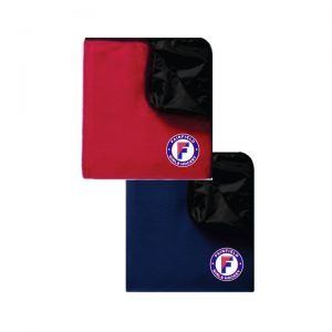 Fairfield Girls Hockey Fleece Blanket in Navy Or Red