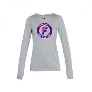 Fairfield Girls Hockey UA Locker Long Sleeved Tee in Grey