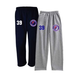 Fairfield Girls Hockey Fleece Sweatpants in Grey or Navy