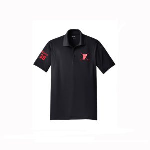 Fairfield Boys Hockey Performance Polo in Black