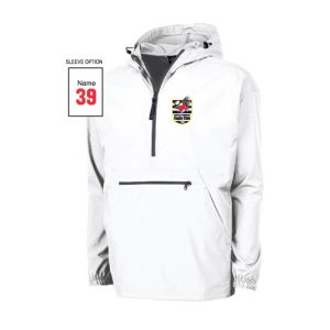 Fairfield U Men's Club Rugby Team Windbreaker In White