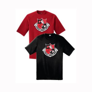 Fairfield U Women's Club Rugby Dri Fit Short Sleeve Tee in Red or Black