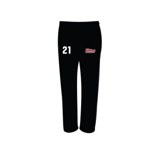 UMASS Lacrosse Heavyweight Fleece Sweatpants In Black