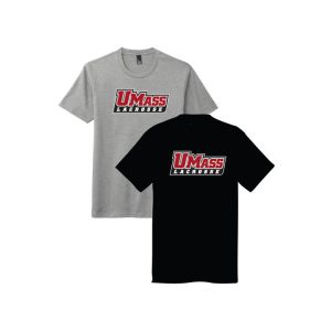 UMASS Lacrosse Unisex Performance Short Sleeve Tee - In Black or Grey