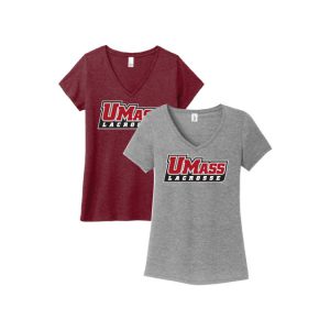 UMASS Lacrosse Women's Short Sleeve Performance Tee-In Maroon or Grey