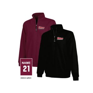 UMASS Lacrosse 1/4 Zip Pullover In Maroon or Black