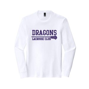 Dragons Lacrosse Dri-Fit Long Sleeved Shooting Shirt in White