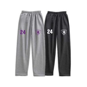 Dragons Lacrosse Heavyweight Fleece Sweatpants In Grey or Black