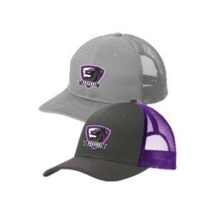 Dragons Lacrosse Trucker Hat - Grey/Purple OR All Grey
