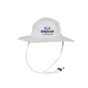 Naples Lacrosse Bucket Hat - in White