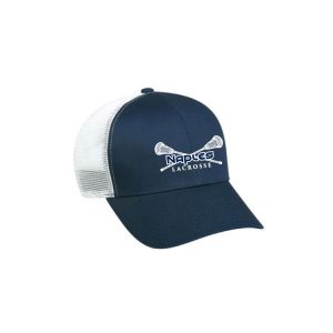 Naples Lacrosse Trucker Hat - in Navy