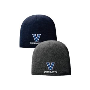 Villanova Swim & Dive Beanie Hat in Grey or Navy