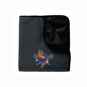 West Orange Lacrosse Team Fleece Blanket in Black