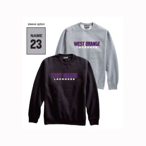 West Orange Heavyweight Crew Neck in Black or Grey