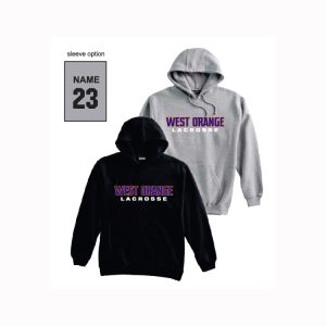 West Orange Heavyweight Hoody in Black or Grey