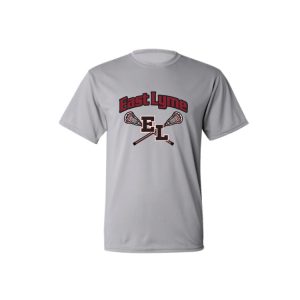 East Lyme Lacrosse Dri-Fit Short Sleeve Shooting Shirt in Grey