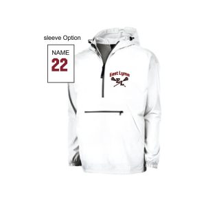 East Lyme Lacrosse Team Windbreaker - in White