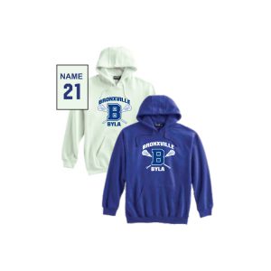 BYLA Heavyweight Hoody in Royal or Creamy White