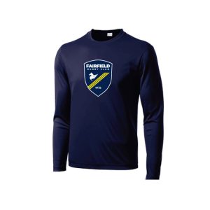 Fairfield Rugby Club Dry Fit LONG Sleeve Performance Shirt in Navy