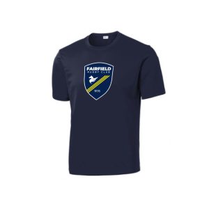 Fairfield Rugby Club Dri-Fit Performance SHORT Sleeve Tee in Navy