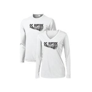 OC Riptide Long Sleeve Shooting Shirt in White