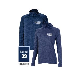 OC Riptide Lacrosse Space Dye 1/4 Zip Pullover in Navy