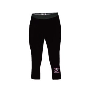 Garden City Rams Lacrosse Performance Sports Leggings in Black