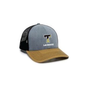 Trumbull HS Men's Lacrosse Trucker Hat - in Vegas/Black/White