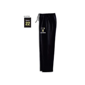 Trumbull HS Men's Lacrosse Heavyweight Sweatpants In Black
