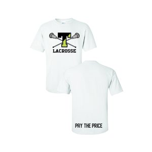 Trumbull HS Men's Lacrosse BOOSTERS Moisture Wicking Tee - White