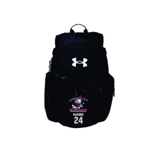 Garden City Rams Team Lacrosse Under Armour Backpack In Black