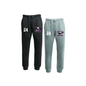 Garden City Rams Lacrosse Joggers in Black or Grey